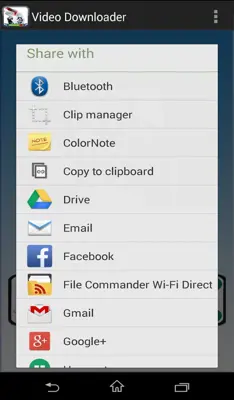 Video Downloader android App screenshot 0